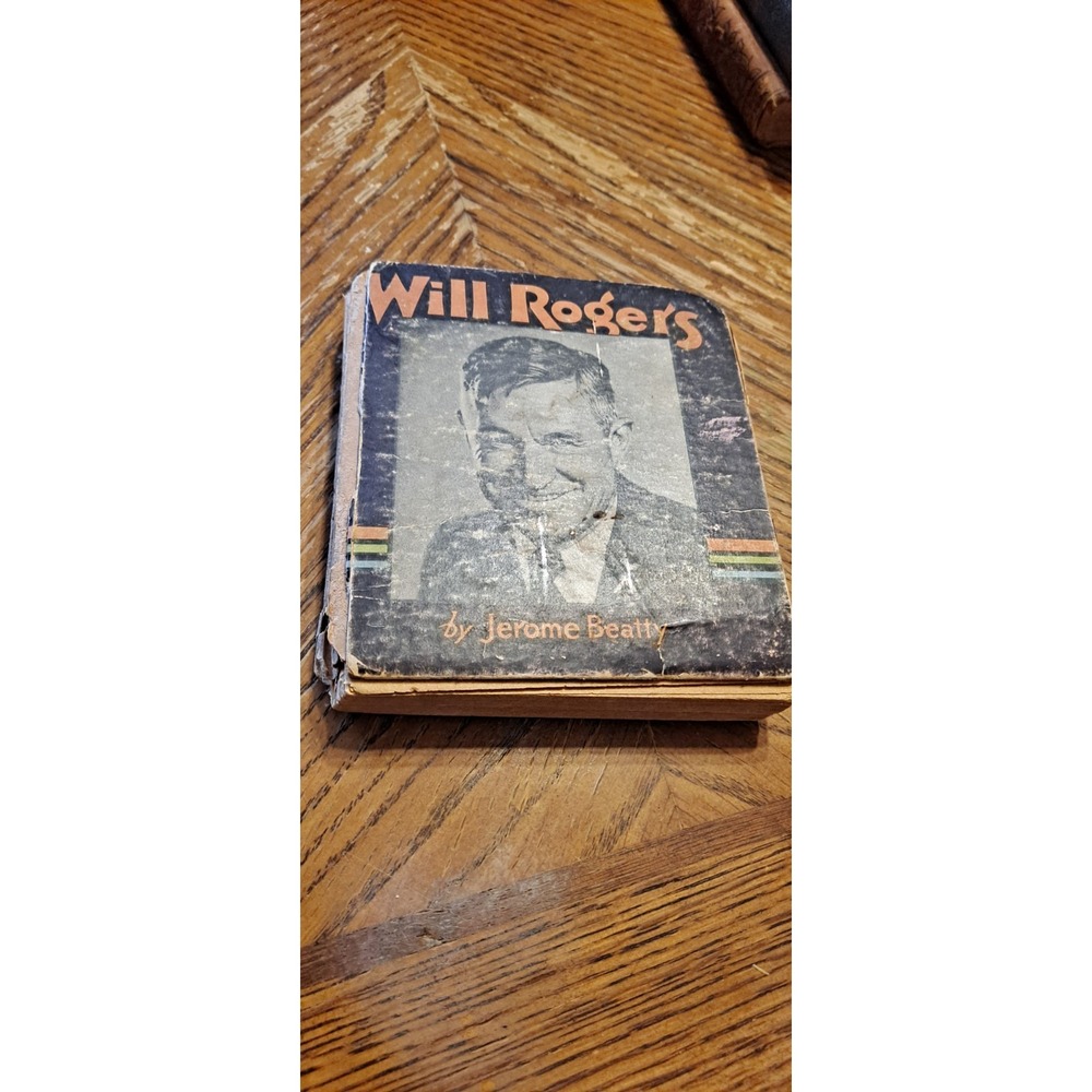 1935 Will Rodgers by Jerome Beatty Mini Book Hardcover